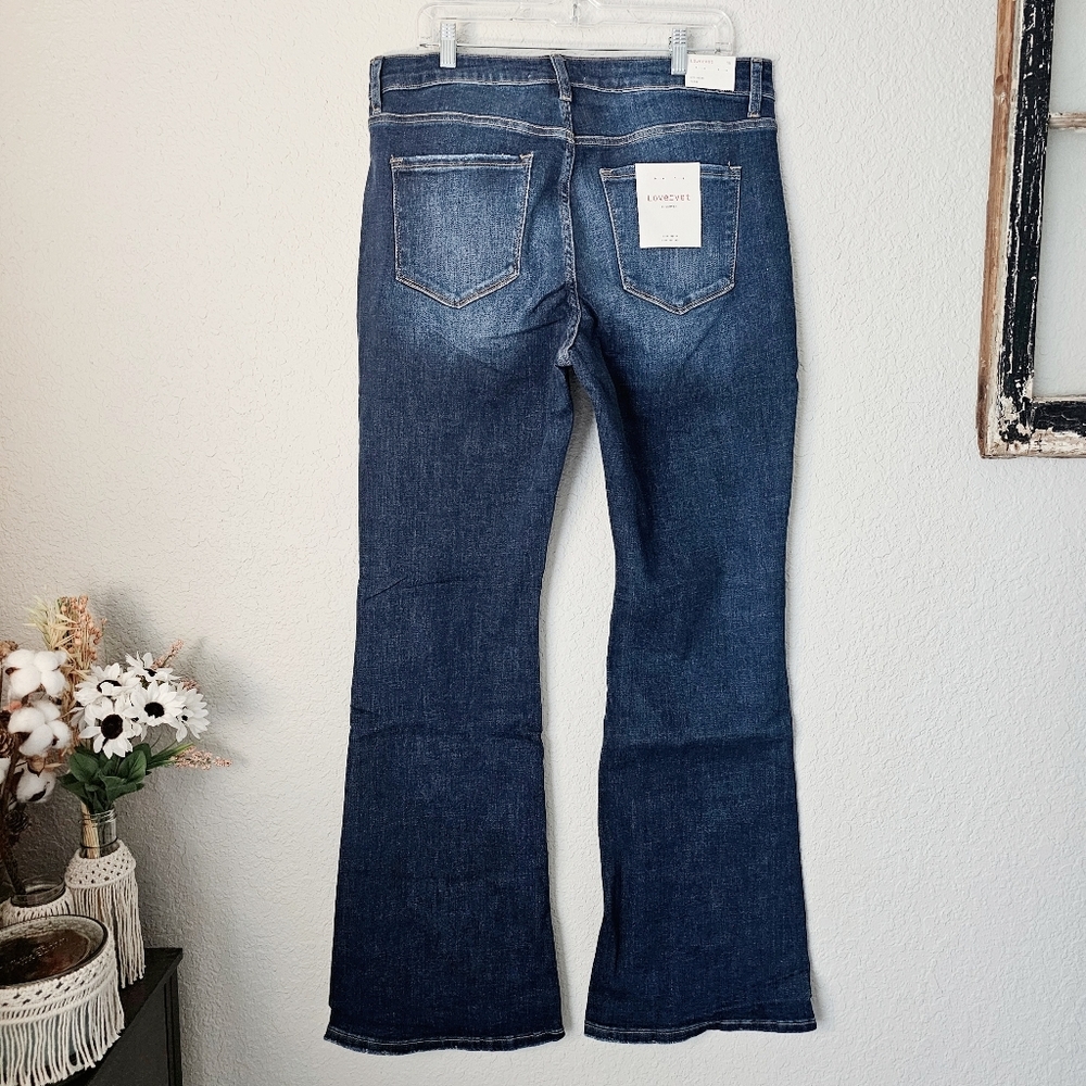 Vervet by Flying Monkey Mid Rise Flare Jeans Plus Size 16W Lovervet - Picture 11 of 16